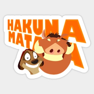 Hakuna Matata - Timon & Pumbaa Sticker